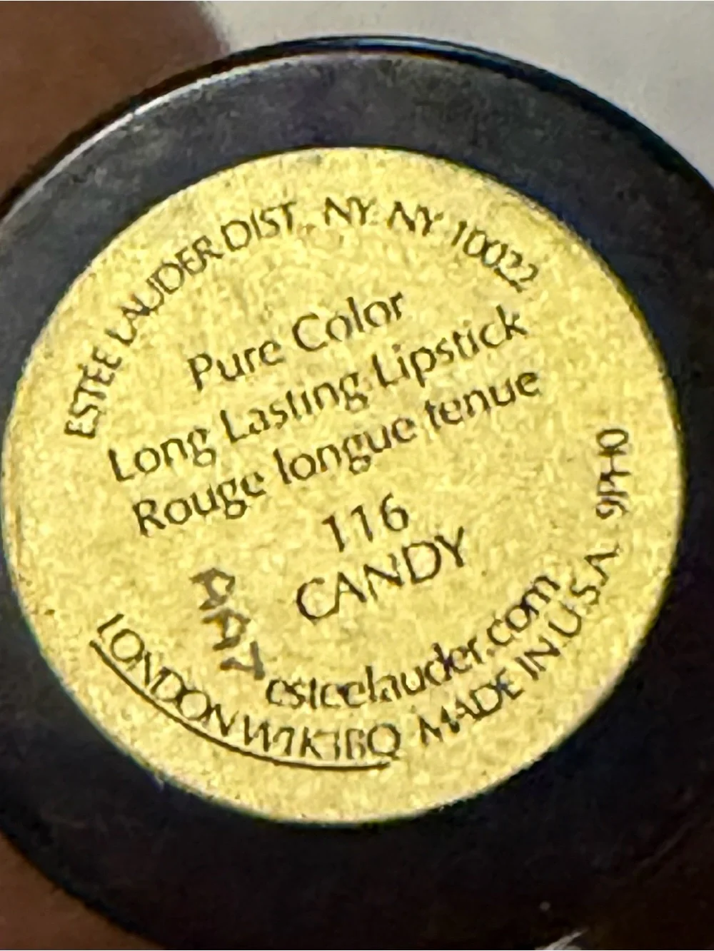 Estee Lauder candy and bois de rose Lipstick Set with Neutral Shadow Quad